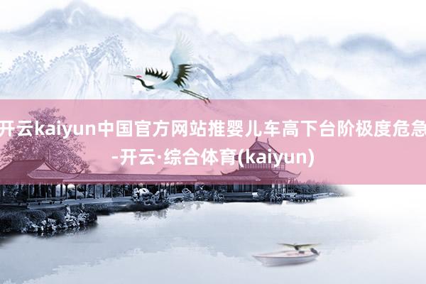 开云kaiyun中国官方网站推婴儿车高下台阶极度危急-开云·综合体育(kaiyun)
